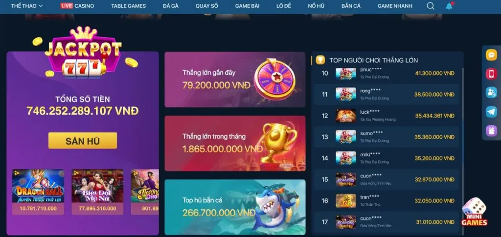 Hình ảnh các chương trình khuyến mãi và ưu đãi độc quyền tại vb777 game